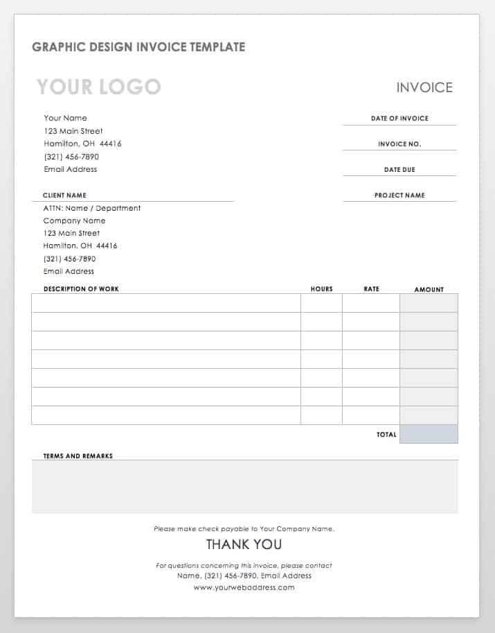 Invoice For Work Done Template from www.smartsheet.com