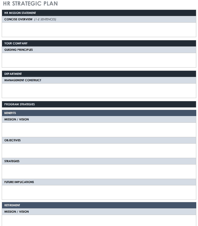 hr planning assignment