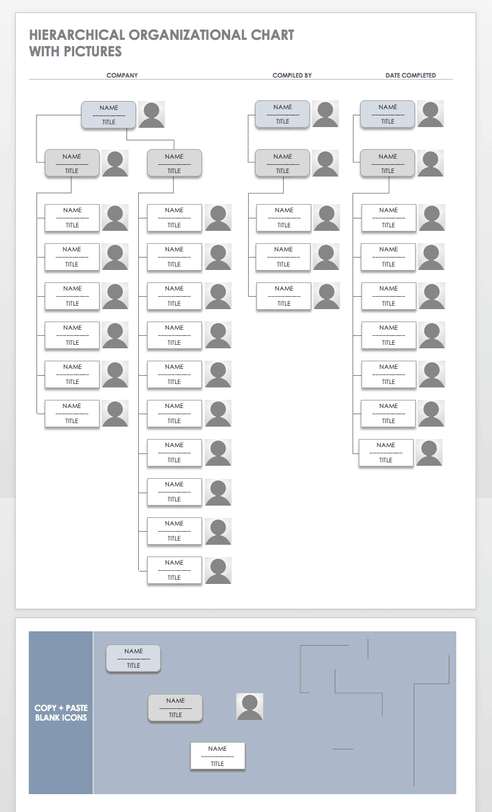 Organizational Chart Template Download