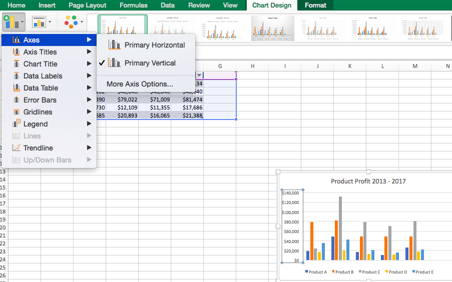 Pick Chart Excel