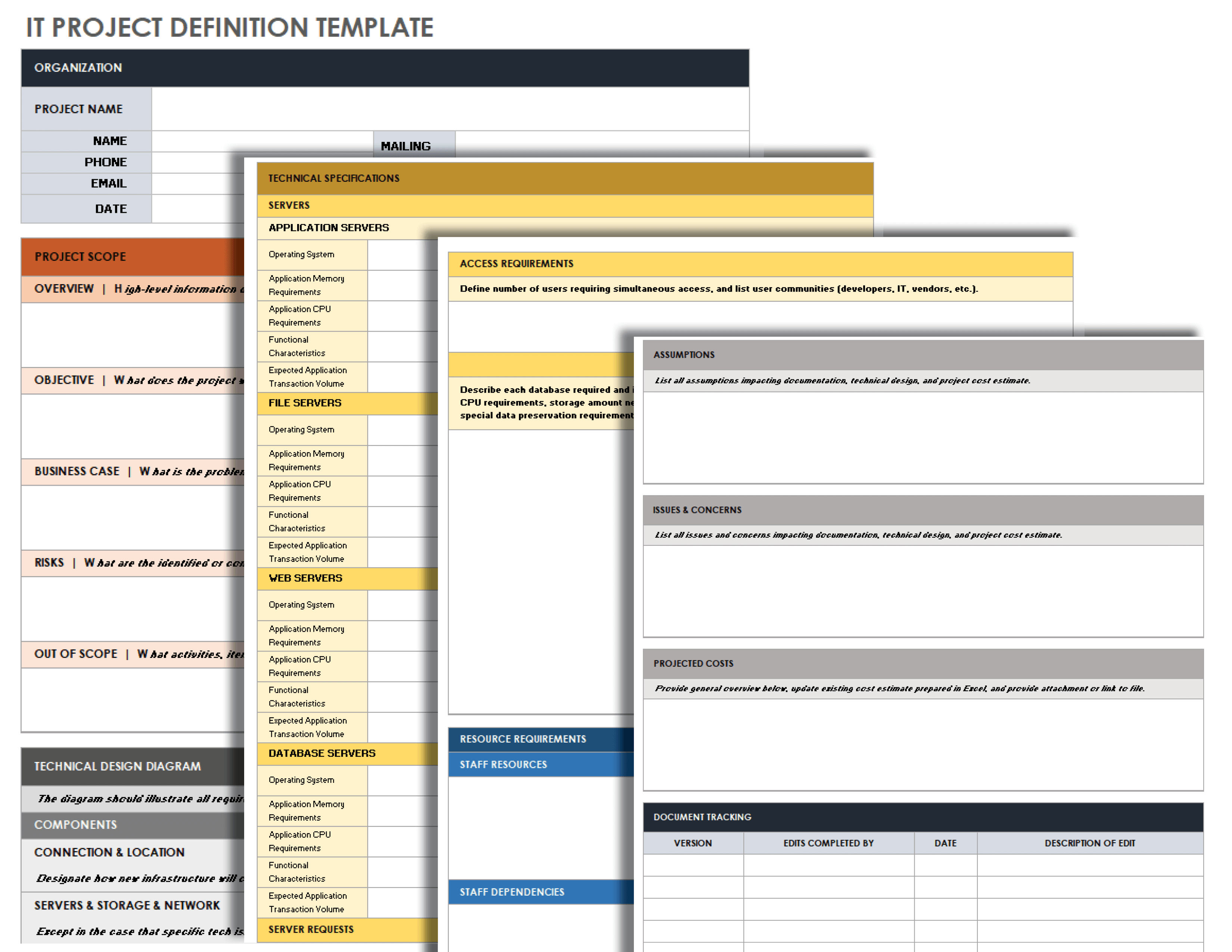 IT Project Definition Template