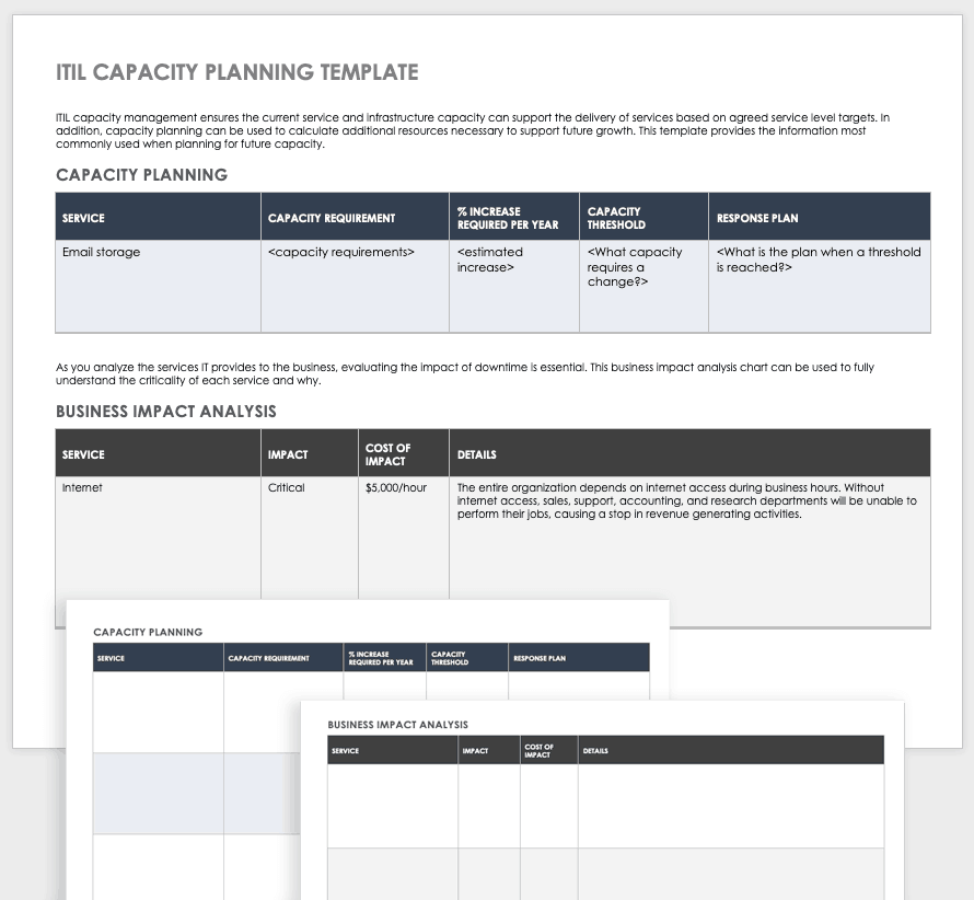 Operational Level Agreement Template from www.smartsheet.com