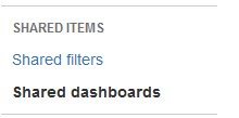Jira Shared Items Filters Dashboard