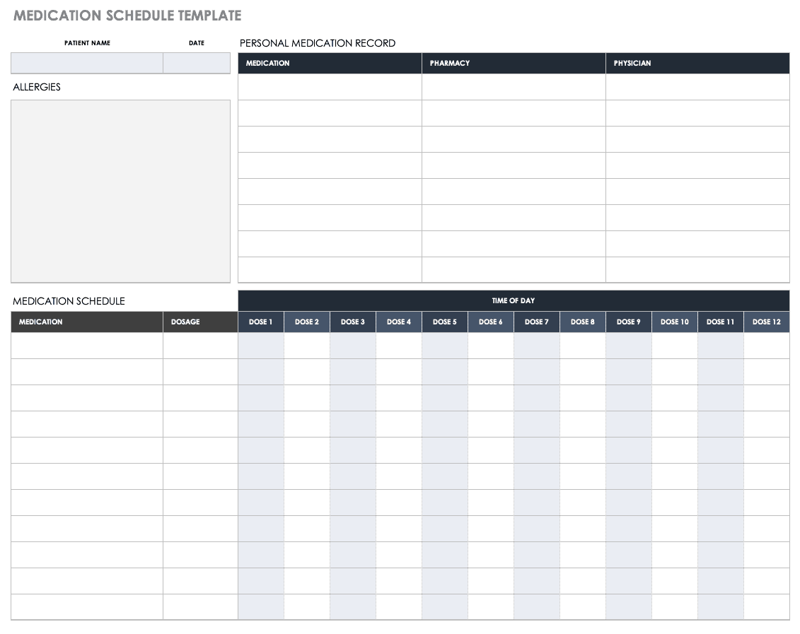 Comprehensive Health History Template from www.smartsheet.com