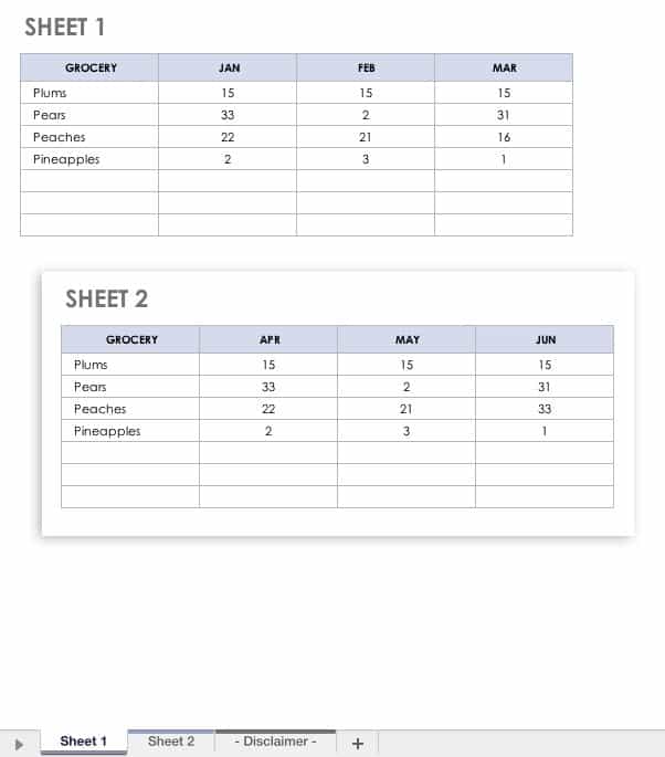 Combine data from multiple excel worksheets into one worksheet