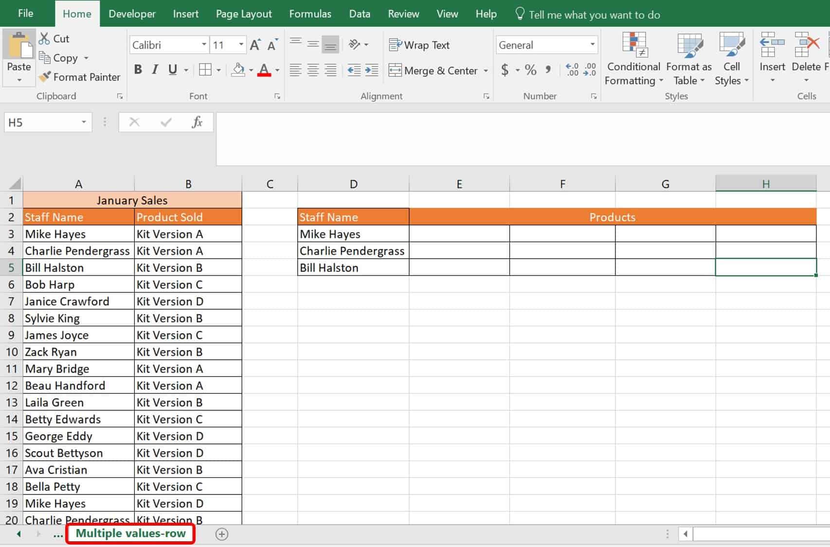 how to do a vlookup in excel 2016 with multiple criteria