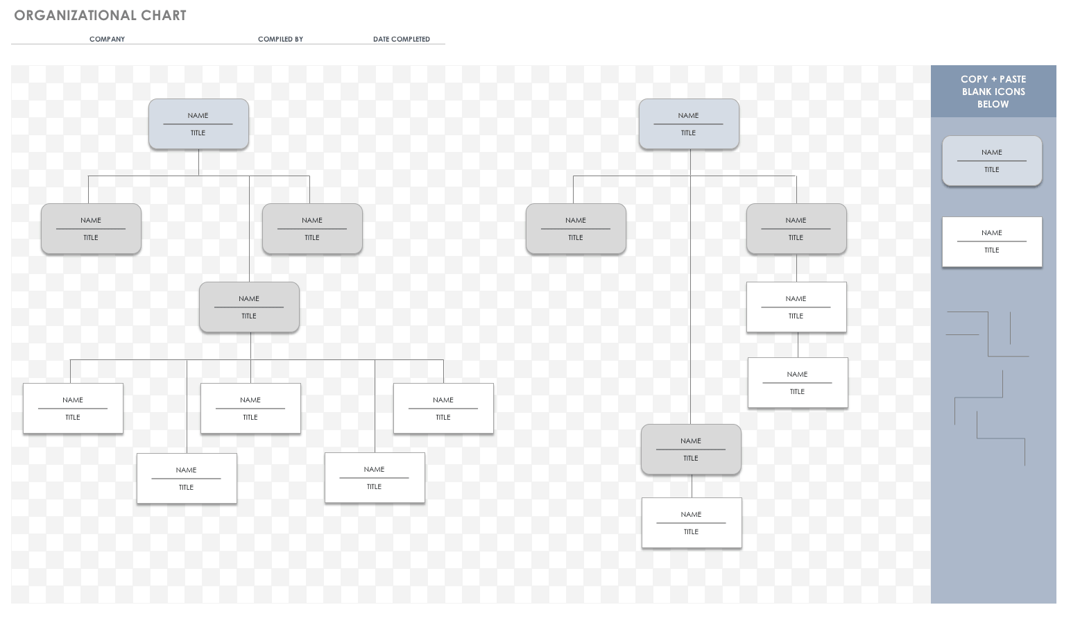 School Organizational Chart Sample