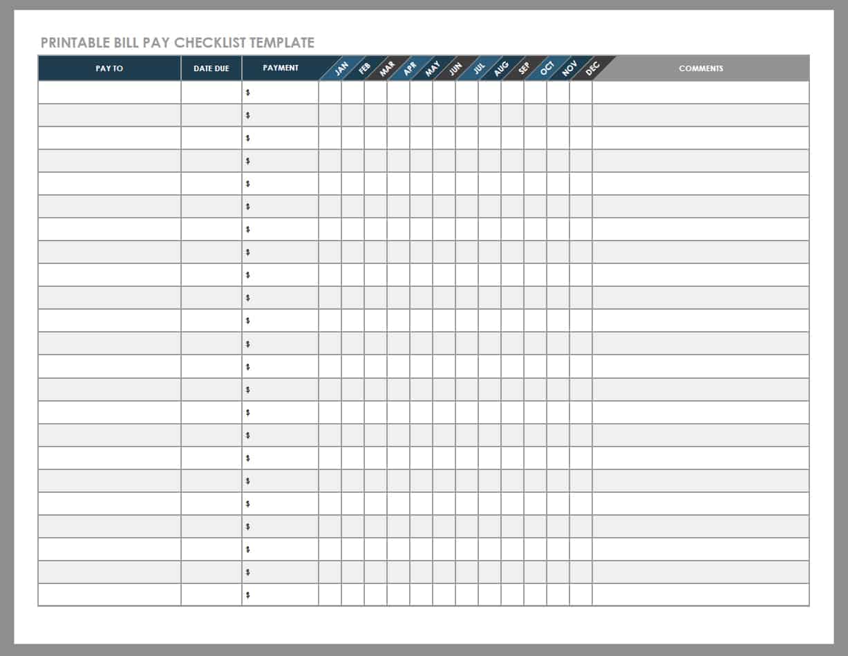 21 Free Payment Templates  Smartsheet In Credit Card Payment Spreadsheet Template