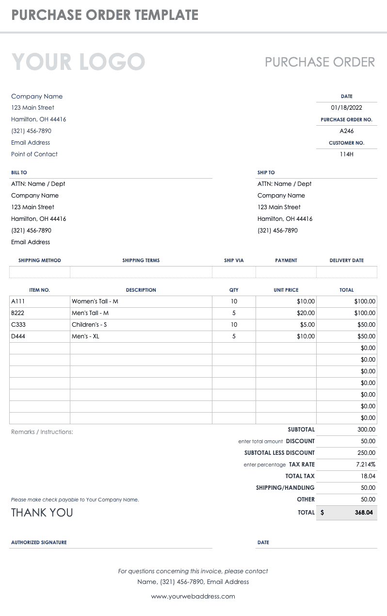 T Shirt Order Form Template Free from www.smartsheet.com