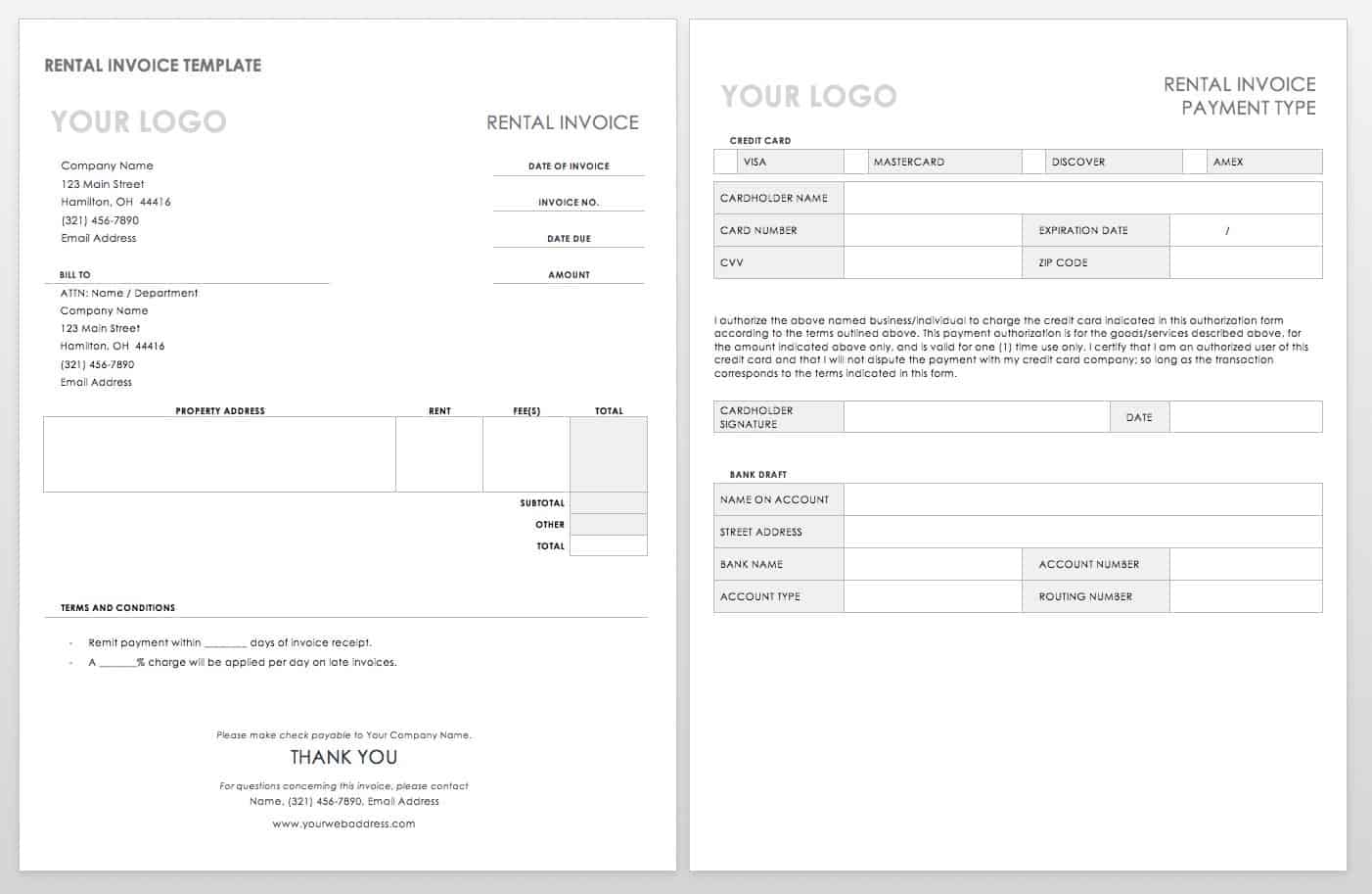 Service Receipt Template Word from www.smartsheet.com