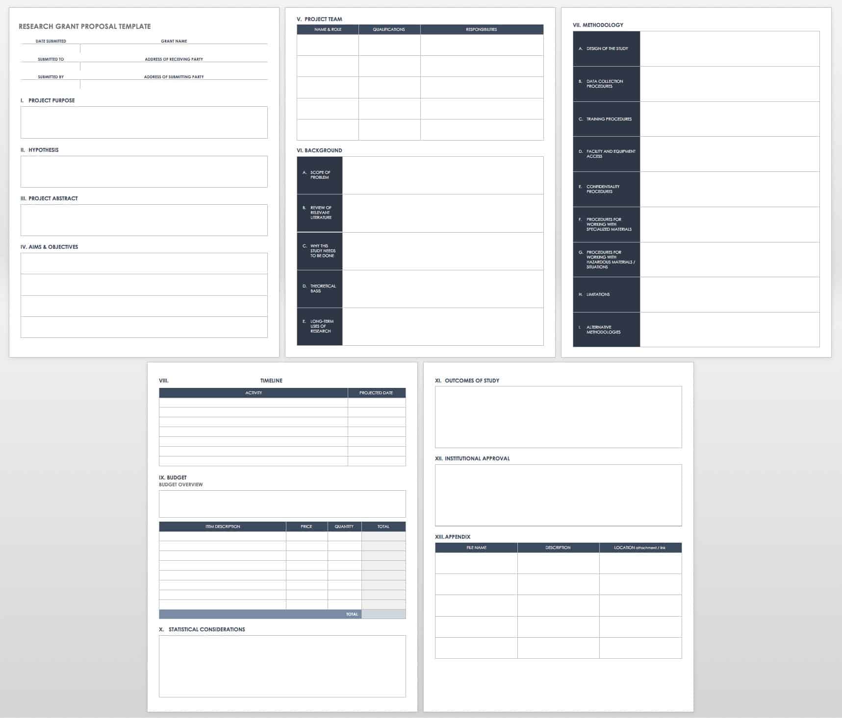 Free Grant Proposal Templates  Smartsheet Within Funding Proposal Template