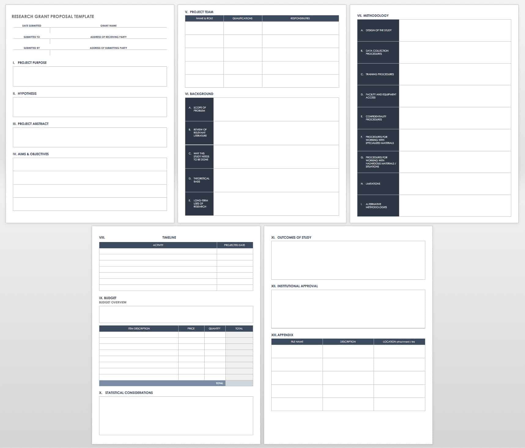 Grant Proposal Template For Non Profit from www.smartsheet.com