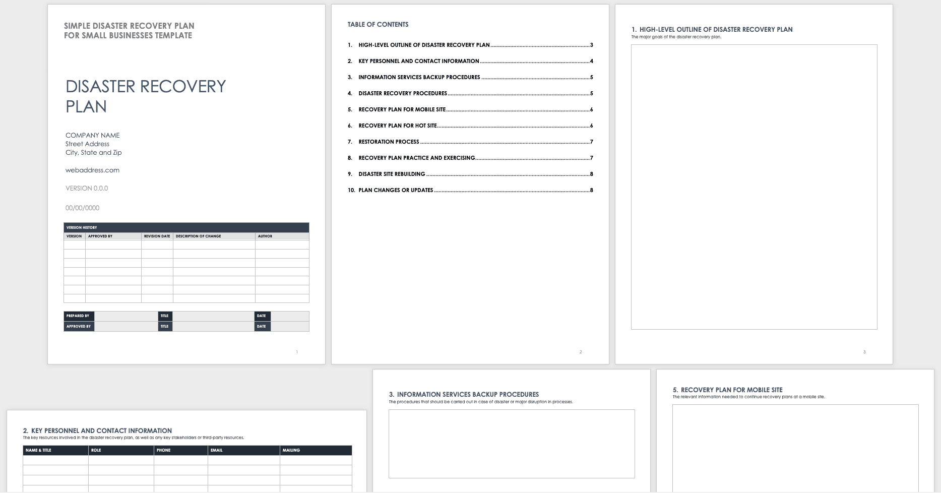 Business Disaster Recovery Plan Template from www.smartsheet.com