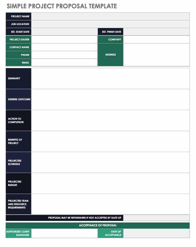 Project Outline Template from www.smartsheet.com