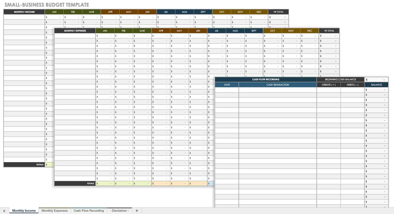 business plan income statement template