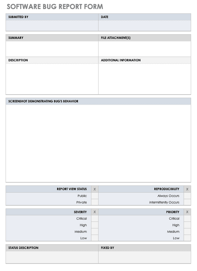 14 Bug Report Templates to Copy for Your QA Testing Workflow