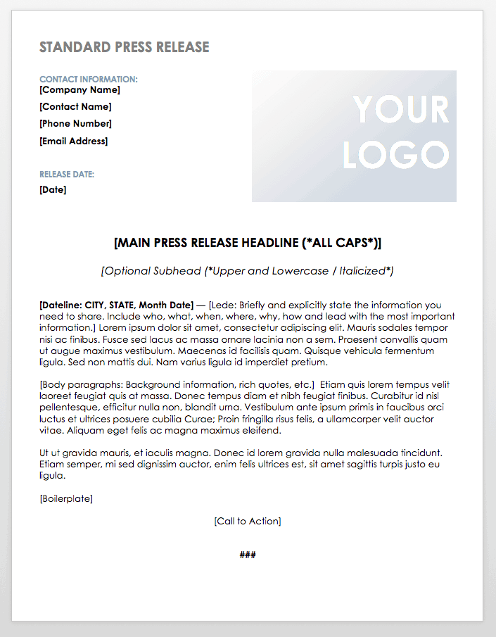 Press Release