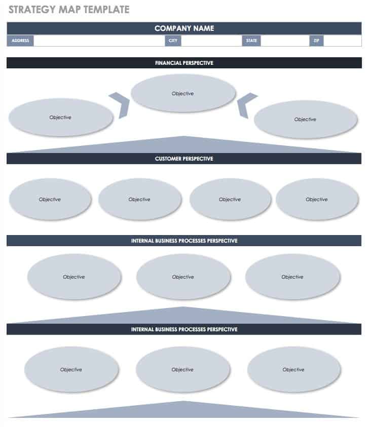 Strategy Map Template