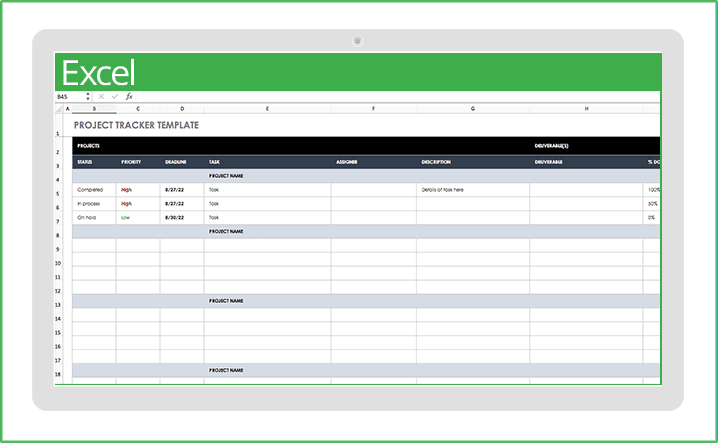 A Gantt Chart Is An Example Of Project Metadata