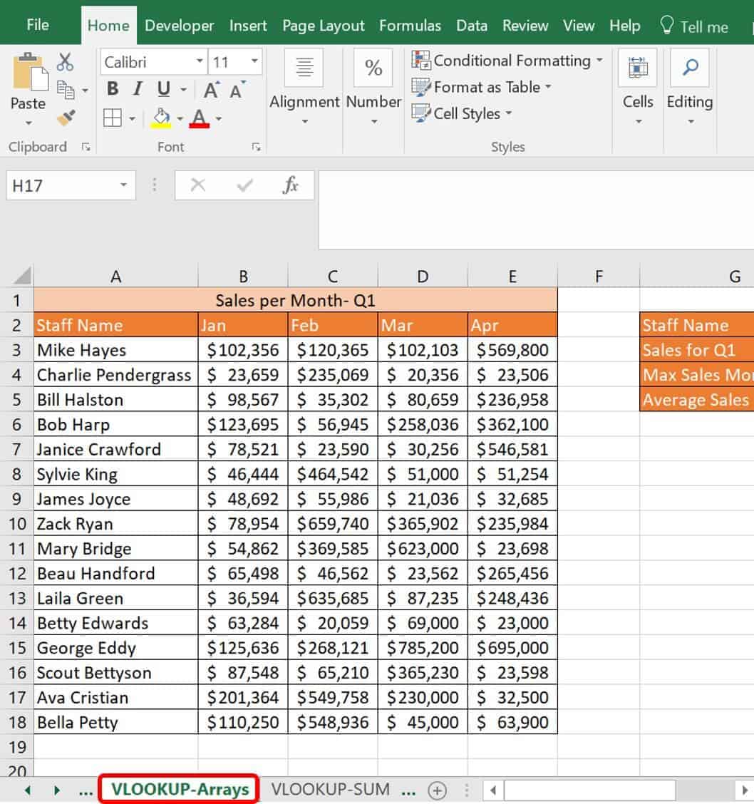 how to use vlookup in excel