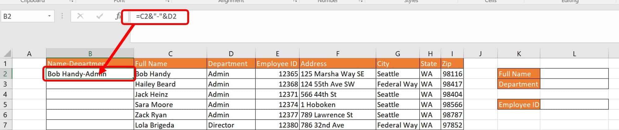 Vlookup multiple criteria data column