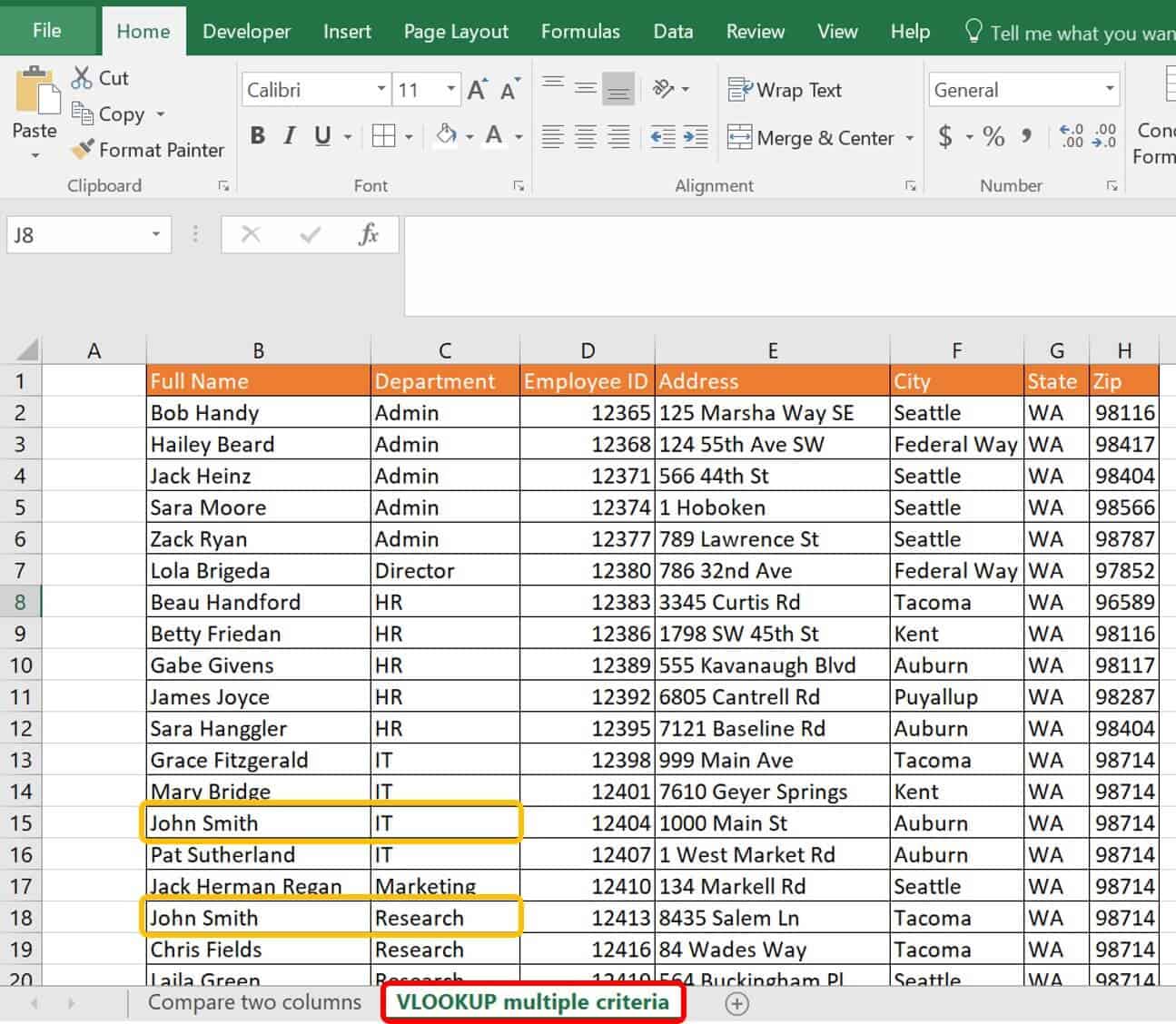 VLOOKUP With Table For Retrieving Data With Multiple Criteria Unlock 