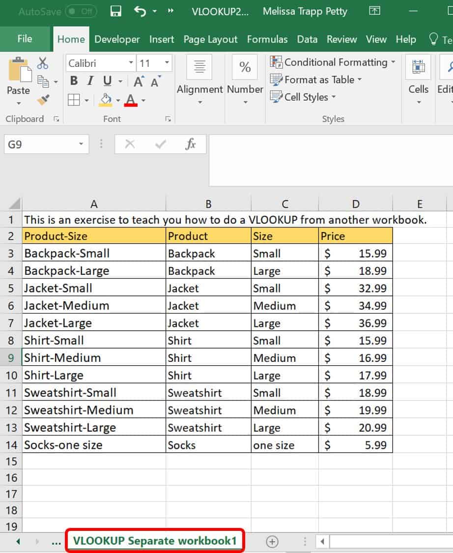 how to use vlookup in excel for long data sets