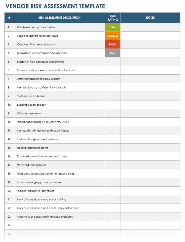 Vendor Onboarding Template