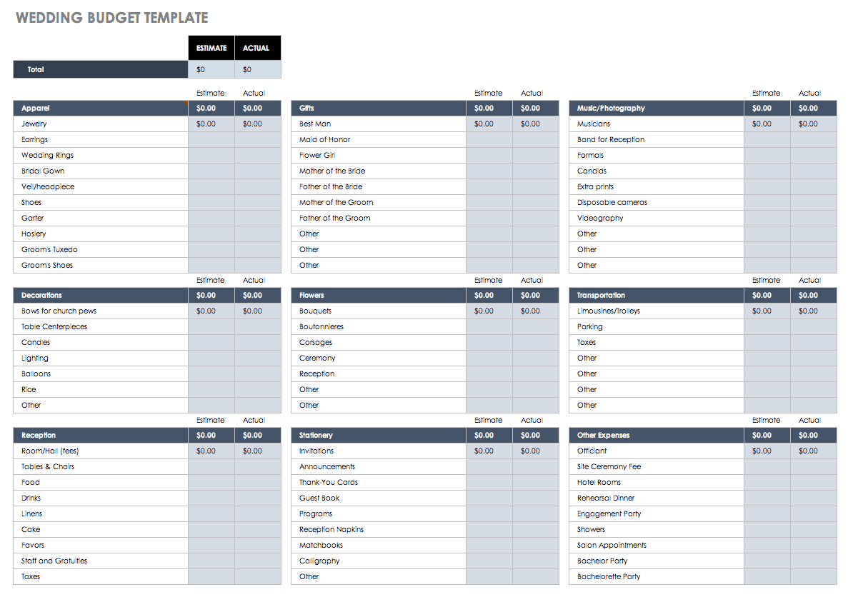 21 Free Event Planning Templates Smartsheet