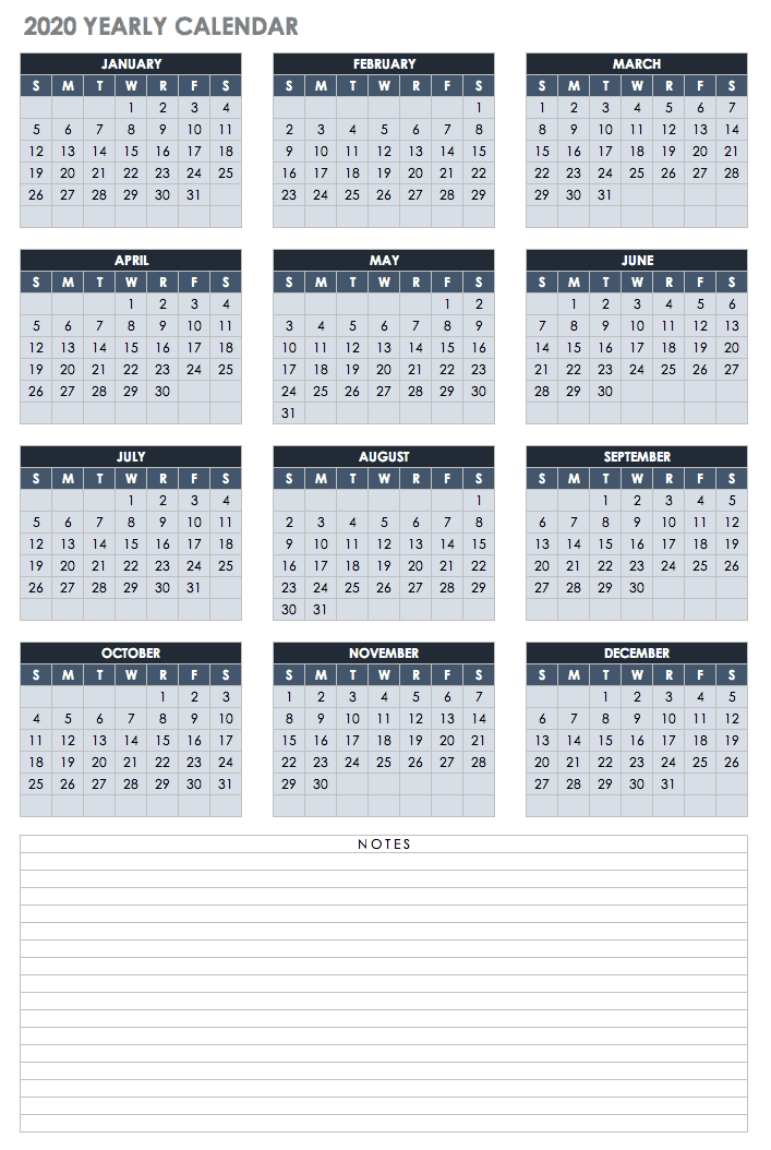 Free Google Calendar Templates