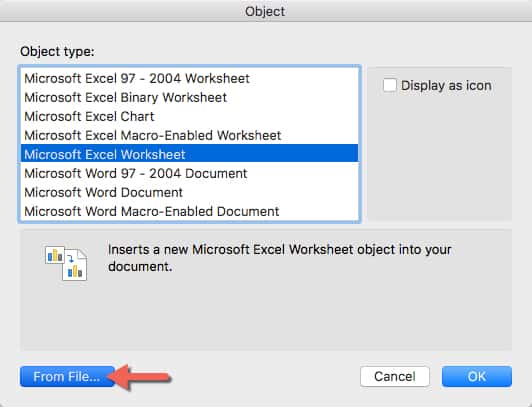 import excel into word mac for labels