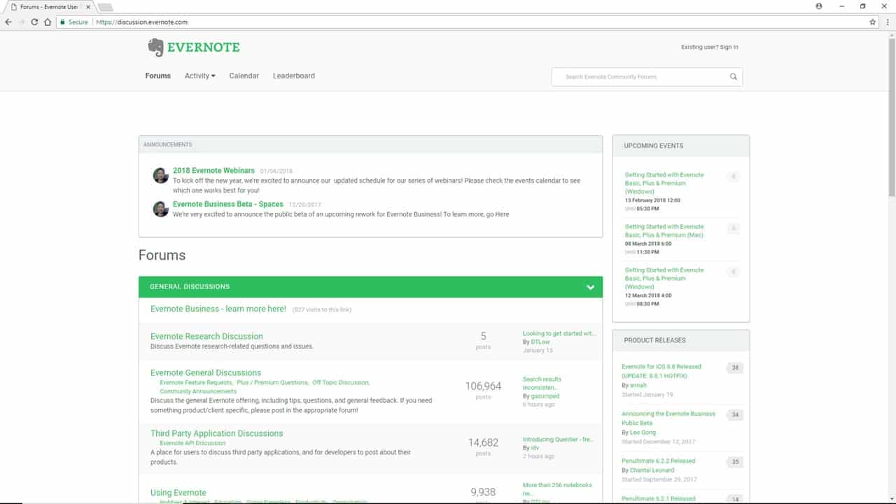 Customer Service Portal Evernote Forum