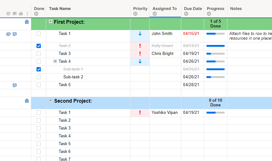 Project Management templates