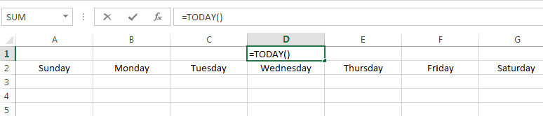 monthly activity calendar excel