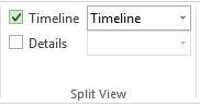 Activate timeline on Microsoft Project