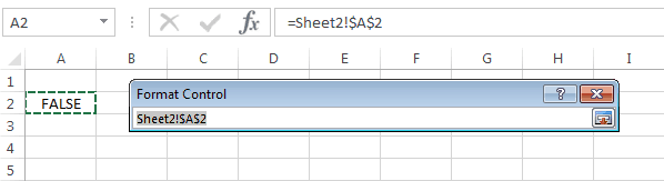 cell linking in Excel