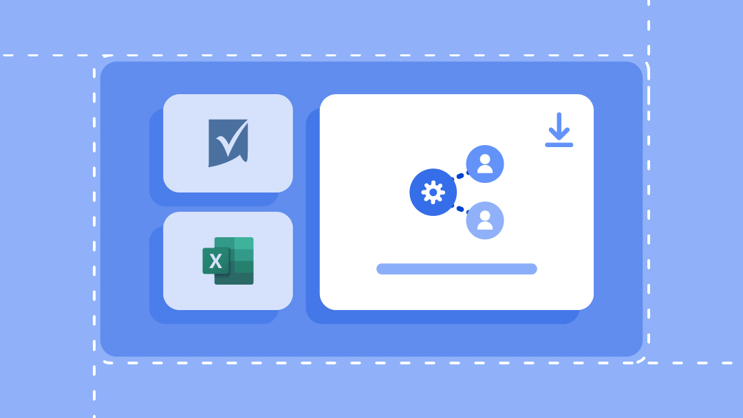 Template download icons for Microsoft Excel, Google Sheets, and Smartsheet