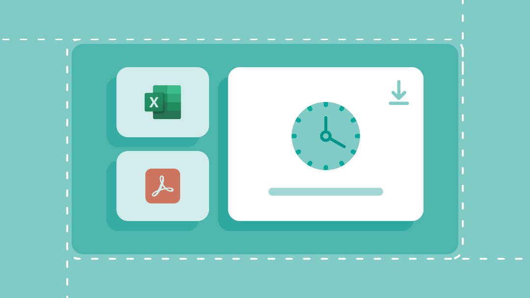 Template download icons with Smartsheet, a clock, and a Gantt chart