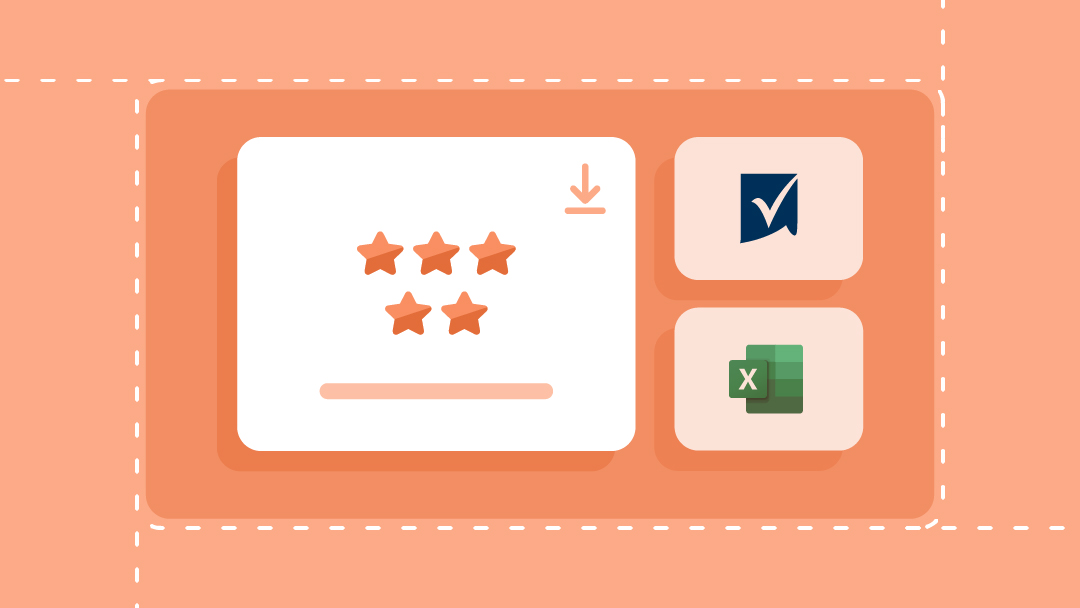 Template download icons with a checklist, a stacked bar graph, and an award certificate.