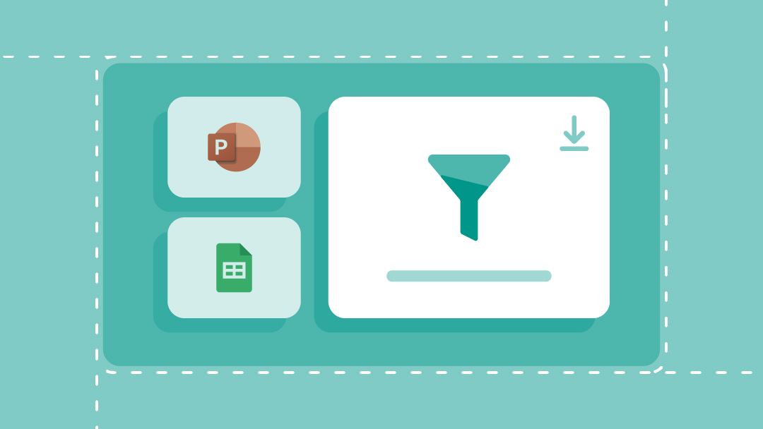 Template download icons for Microsoft PowerPoint, Microsoft Excel, and Smartsheet