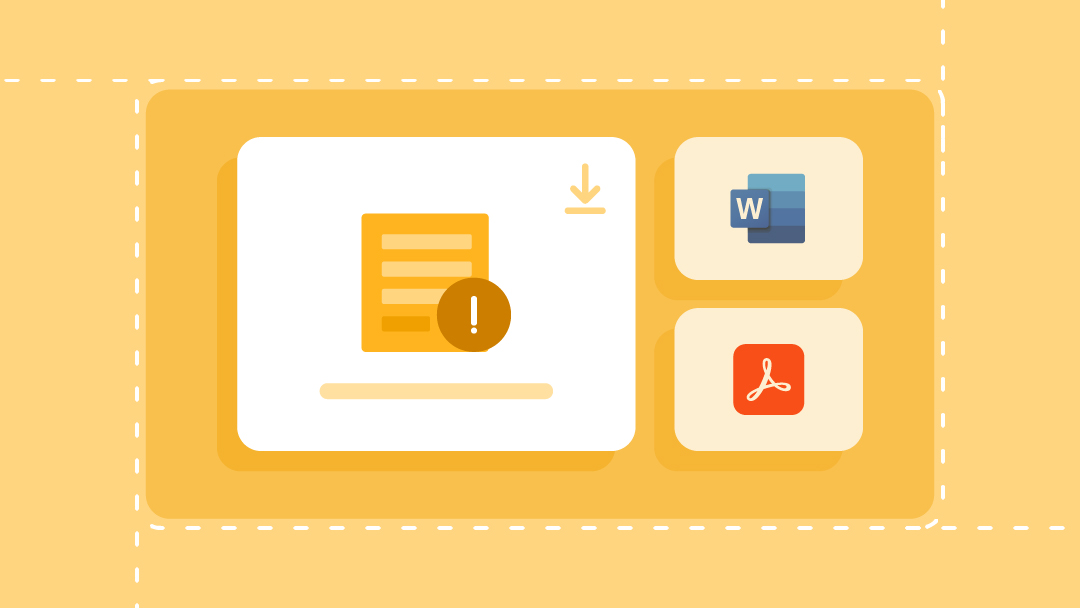 An approved cycle, plus template download icons for Smartsheet and Adobe Acrobat Reader.