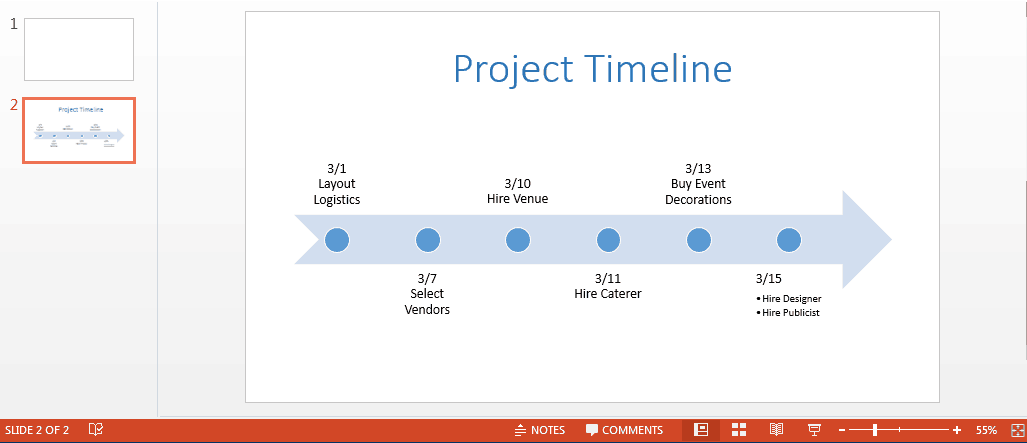 Timeline Template Powerpoint Free from www.smartsheet.com