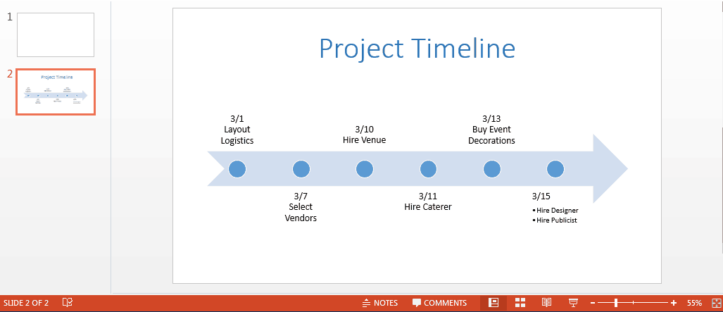 Office Timeline Powerpoint Flatmasa