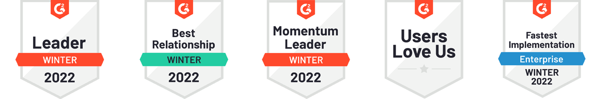 G2 Badge Banner - Winter 2022