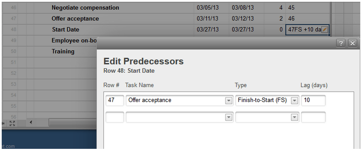 Smartsheet Tips How to Use a Lag Day in Your Project Plan Smartsheet