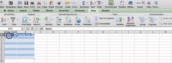 Excel Data Entry Use Form Command