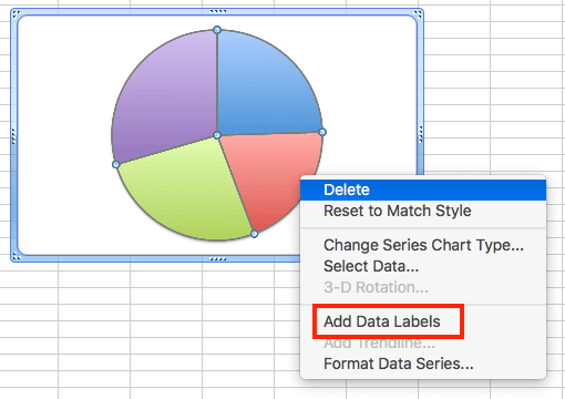 Create A 3 D Pie Chart From The Selected Data