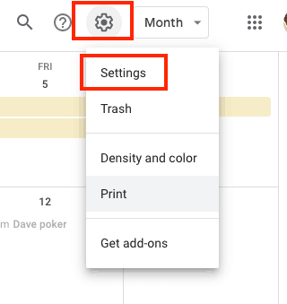 Google Sheets to Excel Export Calendar Settings