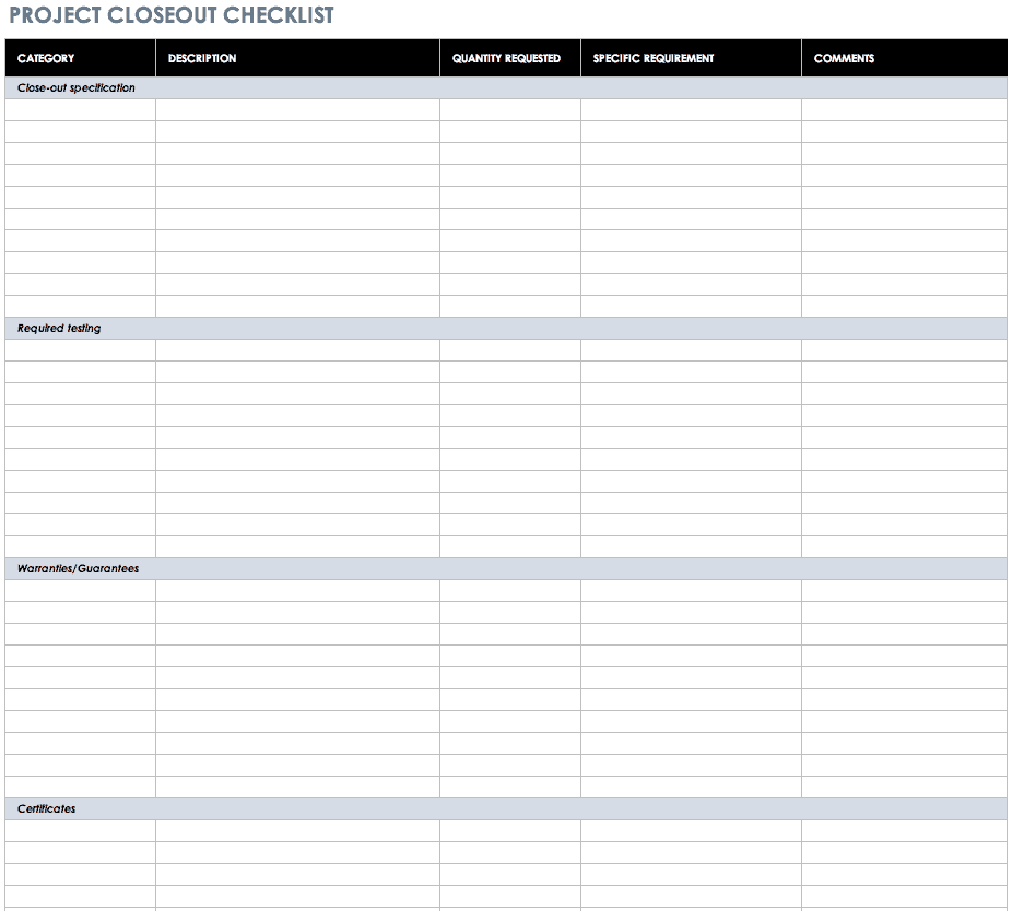 Building Material List Template from www.smartsheet.com