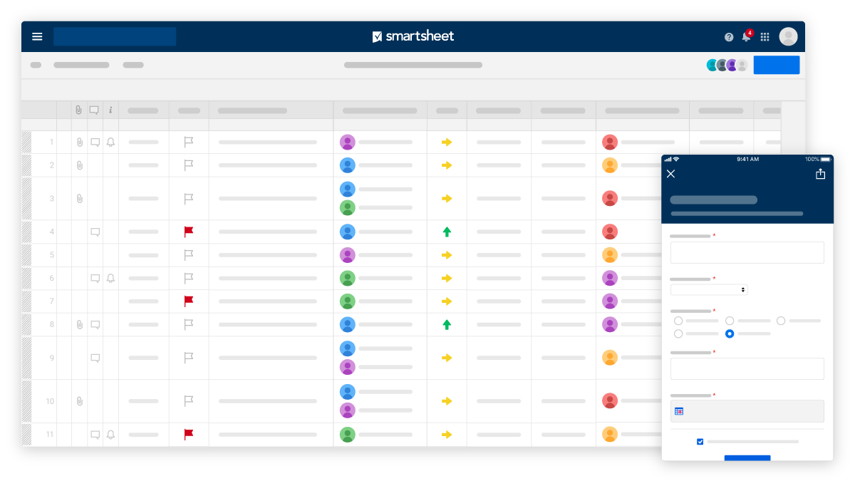 Request management process template